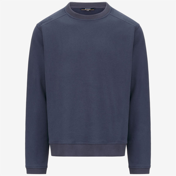 k way PERRUEL COTTON CASHMERE BLUE AIRFORCE