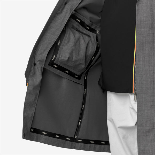 K Way POIROL 3L WOOL GREY SHADOW DK GRISAILLE