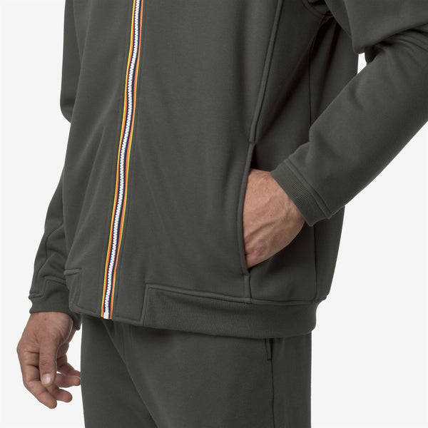 K Way PROSPER BRUSHED PC GREEN BLACKISH