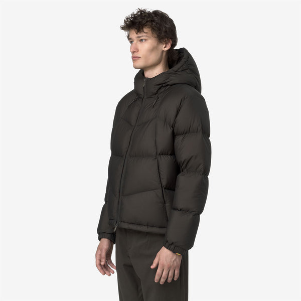 K Way QUILL THERMO LIGHT RIPSTOP BLACK OLIVE COMBO