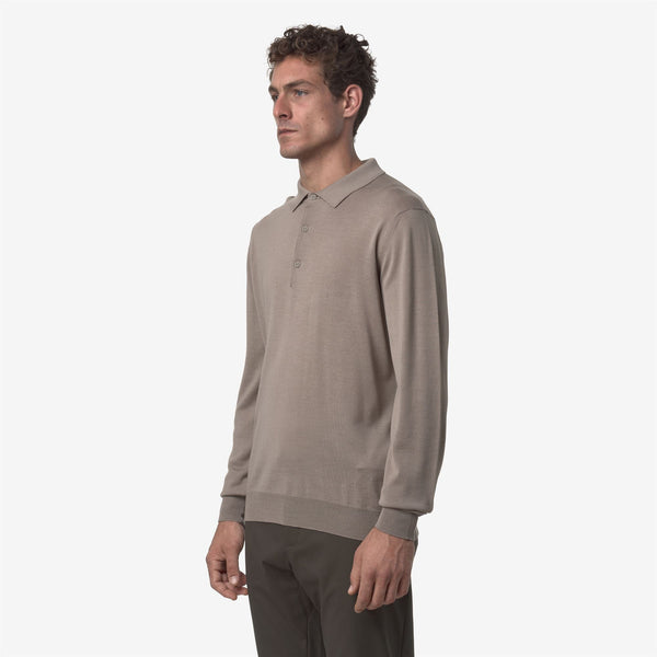 K Way REY WOOL MERINO BLEND BEIGE TAUPE