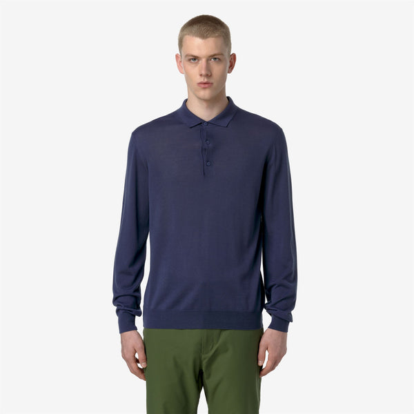 K Way REY WOOL MERINO BLEND BLUE INDIGO
