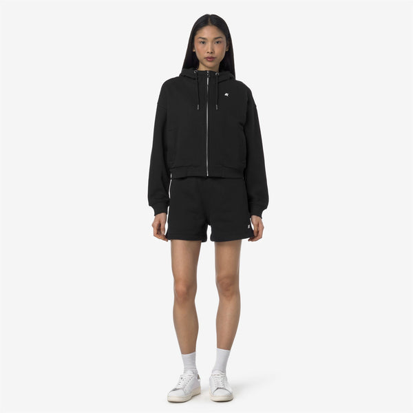 K Way RIKA FRENCH TERRY BLACK PURE