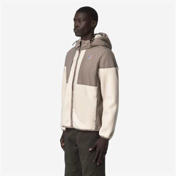 K Way SAMSON 4.0 ORSETTO BEIGE TAUPE-ECRU