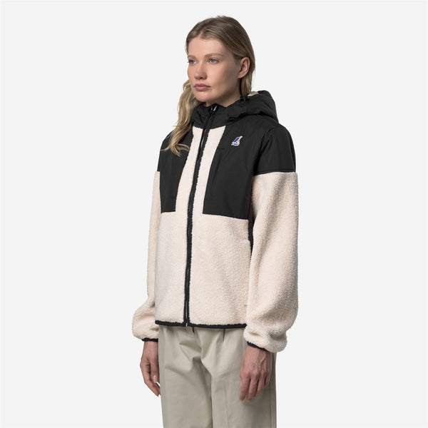 K Way SAMSON 4.0 ORSETTO BLACK PURE-ECRU