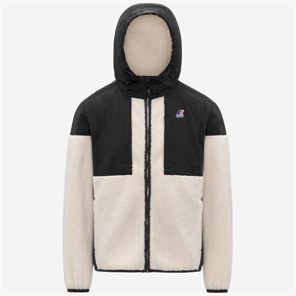 k way SAMSON 4.0 ORSETTO BLACK PURE-ECRU