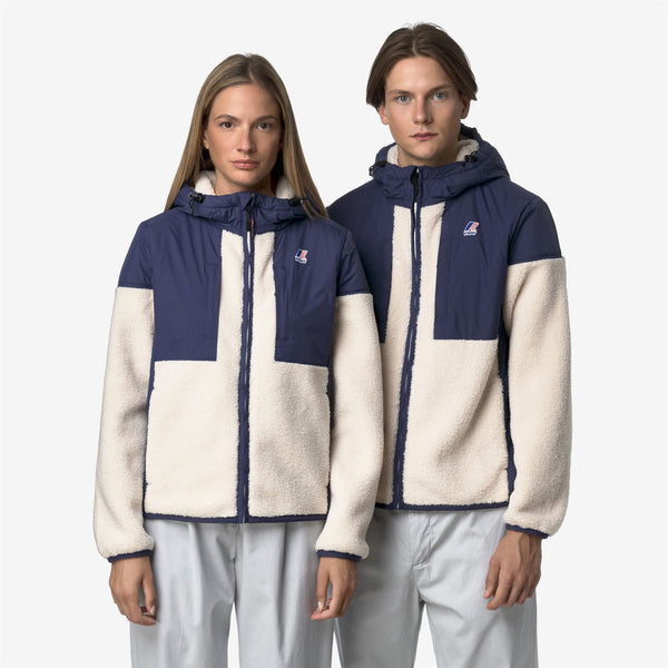 K Way SAMSON 4.0 ORSETTO BLUE DEEP COBALT-ECRU