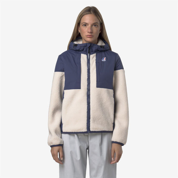 K Way SAMSON 4.0 ORSETTO BLUE DEEP COBALT-ECRU