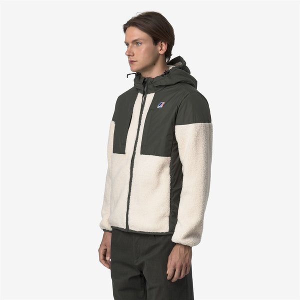 K Way SAMSON 4.0 ORSETTO GREEN BLACKISH ECRU