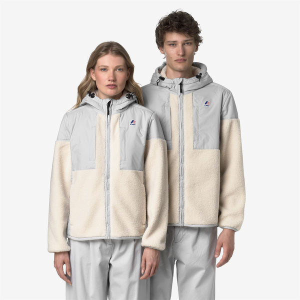 K Way SAMSON 4.0 ORSETTO GREY-ECRU