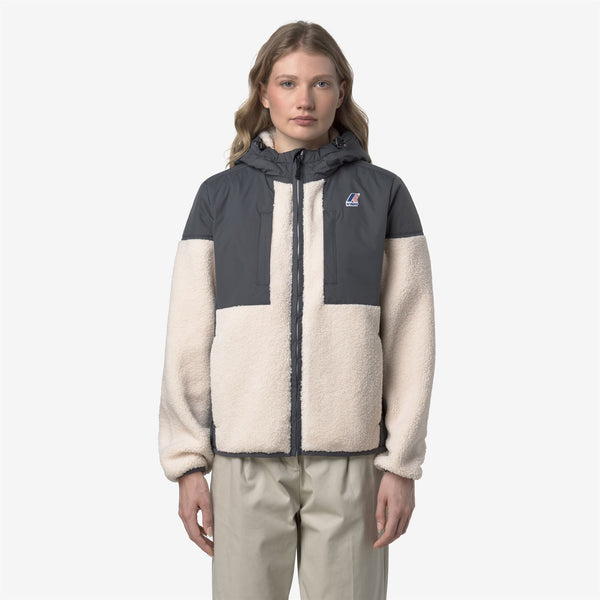 K Way SAMSON 4.0 ORSETTO GREY SHADOW DK-ECRU