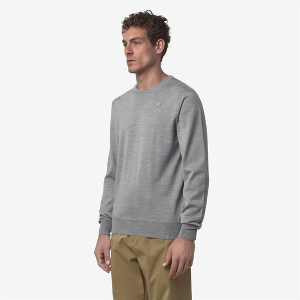 K Way SEBASTIEN MERINO BEIGE GREYISH