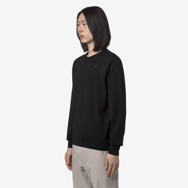 K Way SEBASTIEN MERINO BLACK PURE