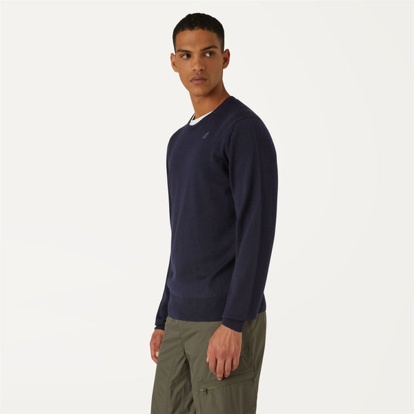 K Way SEBASTIEN MERINO BLUE DEPTH