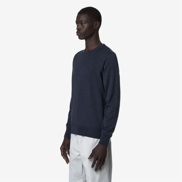 K Way SEBASTIEN MERINO BLUE FADED MEL
