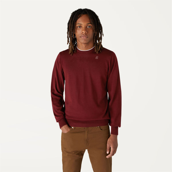 K Way SEBASTIEN MERINO BROWN BLACKENED