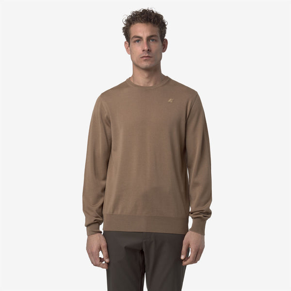 K Way SEBASTIEN MERINO BROWN CARTOUCHE