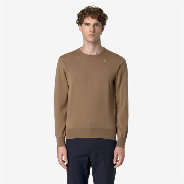 K Way SEBASTIEN MERINO BROWN CARTOUCHE