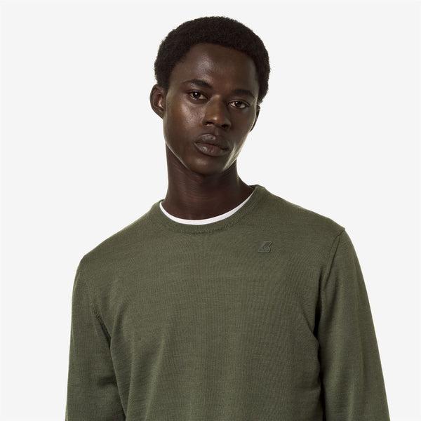 K Way SEBASTIEN MERINO GREEN SAGE