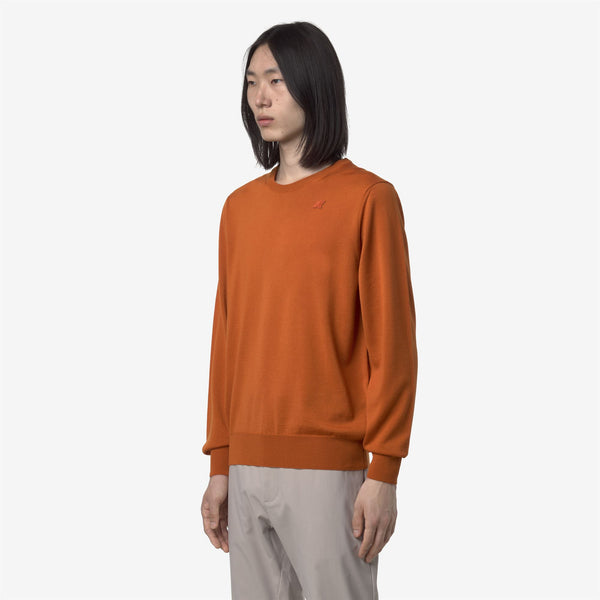 K Way SEBASTIEN MERINO ORANGE RUST