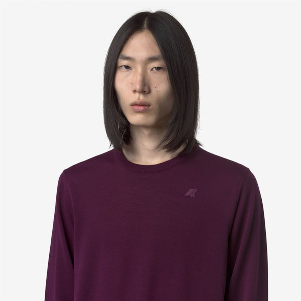 K Way SEBASTIEN MERINO VIOLET WINE
