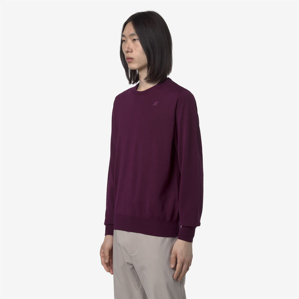 K Way SEBASTIEN MERINO VIOLET WINE
