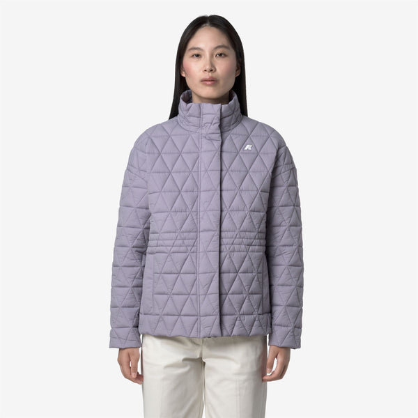 K Way SELENE DIAMOND QUILTED WARM VIOLET LAVENDER