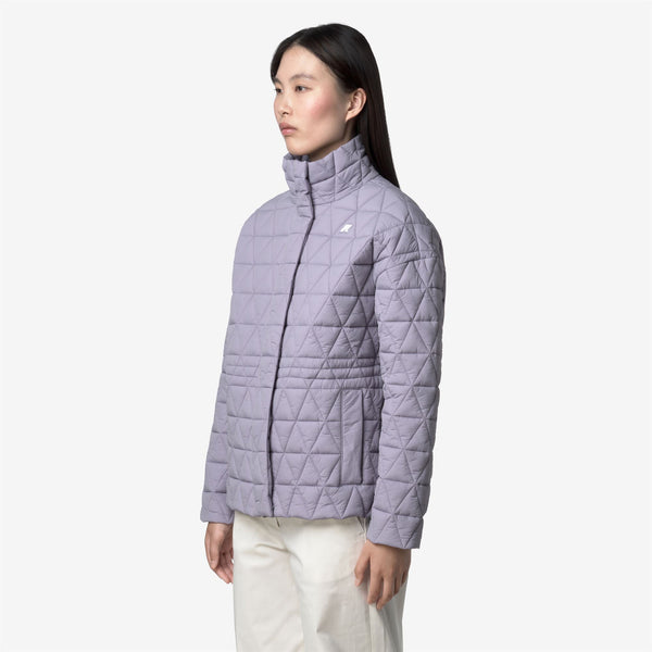 K Way SELENE DIAMOND QUILTED WARM VIOLET LAVENDER