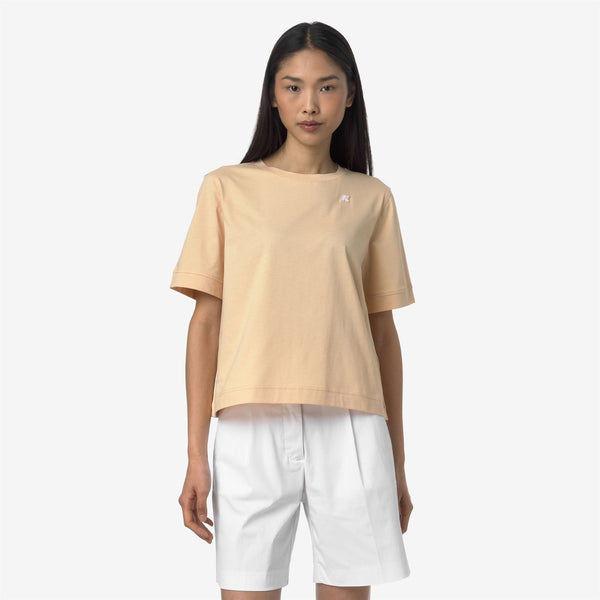 K Way SELUNE JERSEY BEIGE SHEEPSKIN