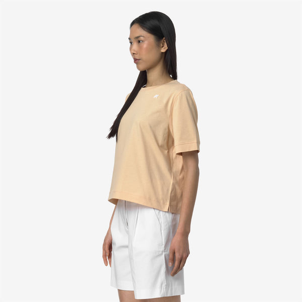K Way SELUNE JERSEY BEIGE SHEEPSKIN