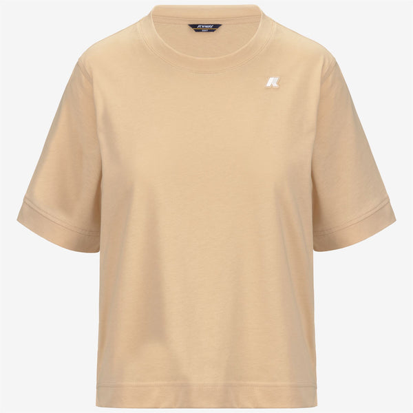 k way SELUNE JERSEY BEIGE SHEEPSKIN