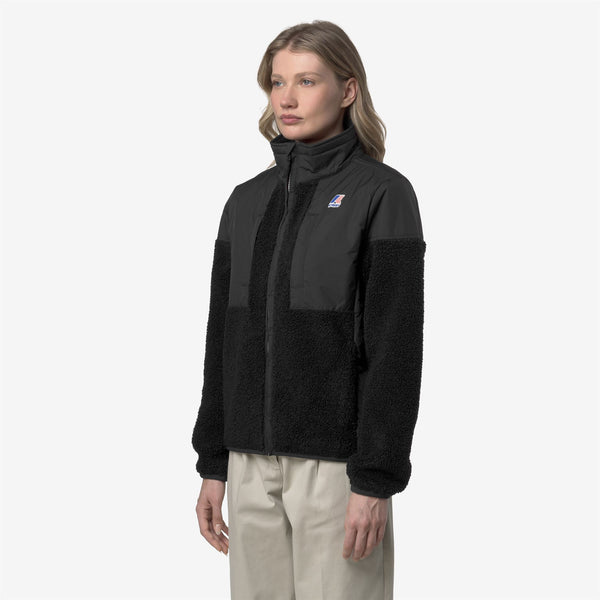 K Way SIXTE 4.0 ORSETTO BLACK PURE