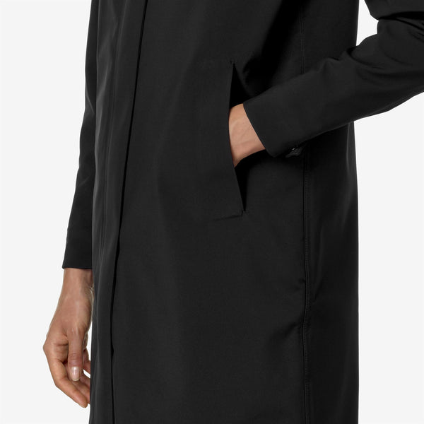 K Way SONDRE BONDED BLACK-BLUE DEPTH