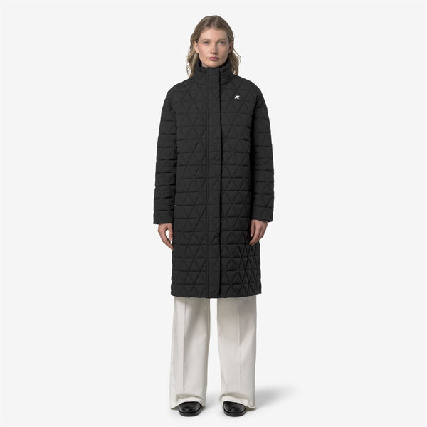 K Way SONJA DIAMOND QUILTED WARM BLACK PURE