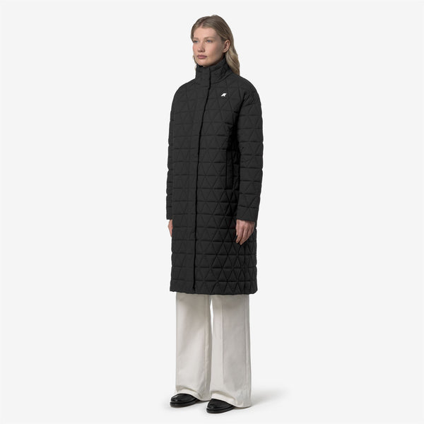 K Way SONJA DIAMOND QUILTED WARM BLACK PURE