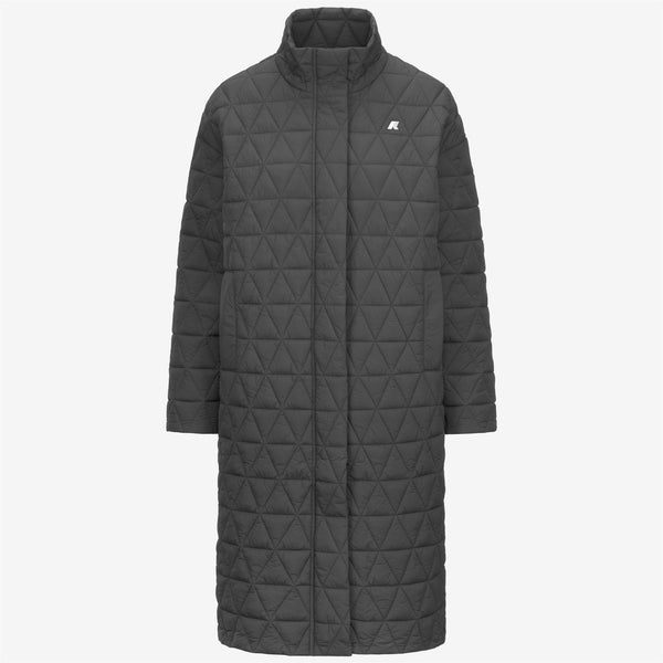k way SONJA DIAMOND QUILTED WARM GREY SHADOW DK