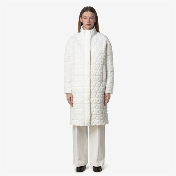 K Way SONJA DIAMOND QUILTED WARM WHITE GARDENIA