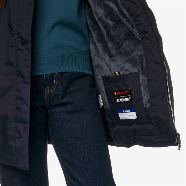 K Way SOPHIE MICRO RIPSTOP MARMOTTA BLUE D-BLUE A