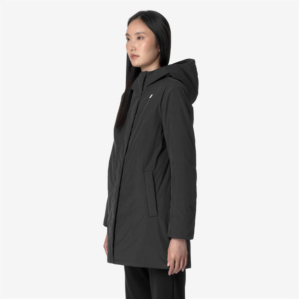 K Way SOPHIE SOFT TOUCH MARMOTTA BLACK P-BLUE A