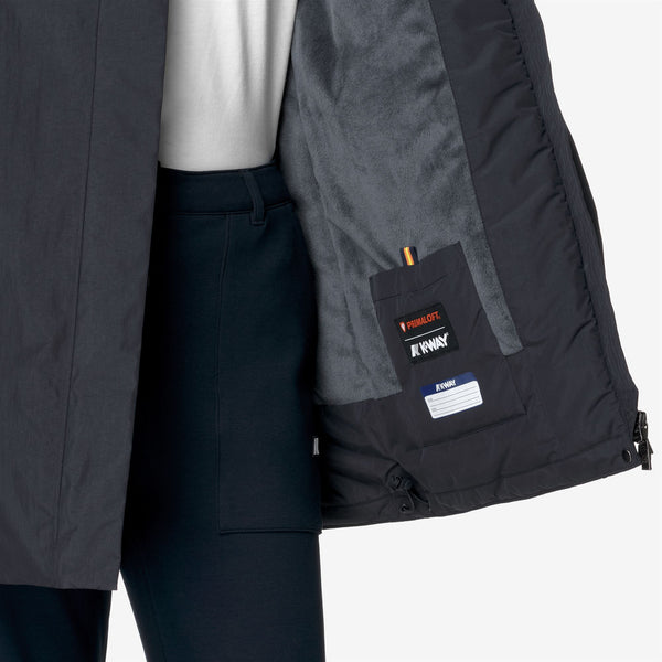 K Way SOPHIE SOFT TOUCH MARMOTTA BLUE D-BLUE A