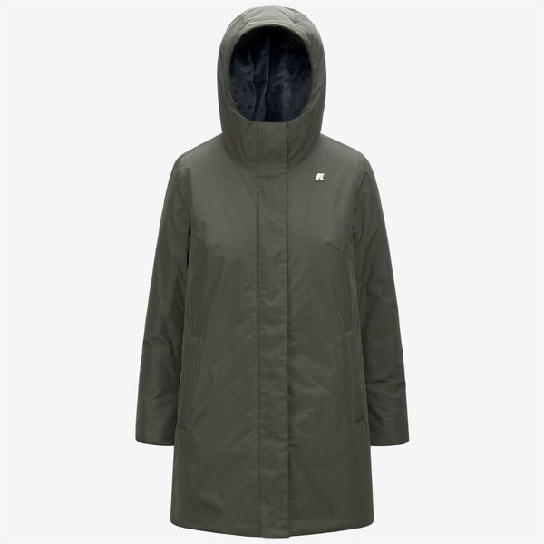 k way SOPHIE SOFT TOUCH MARMOTTA GREEN B-BLUE A