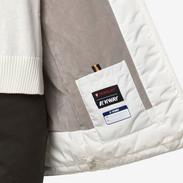 K Way SOPHIE SOFT TOUCH MARMOTTA WHITE G-BEIGE G