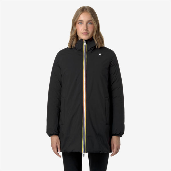 K Way SOPHIE ST THERMO REVERSIBLE BLACK P-BEIGE G