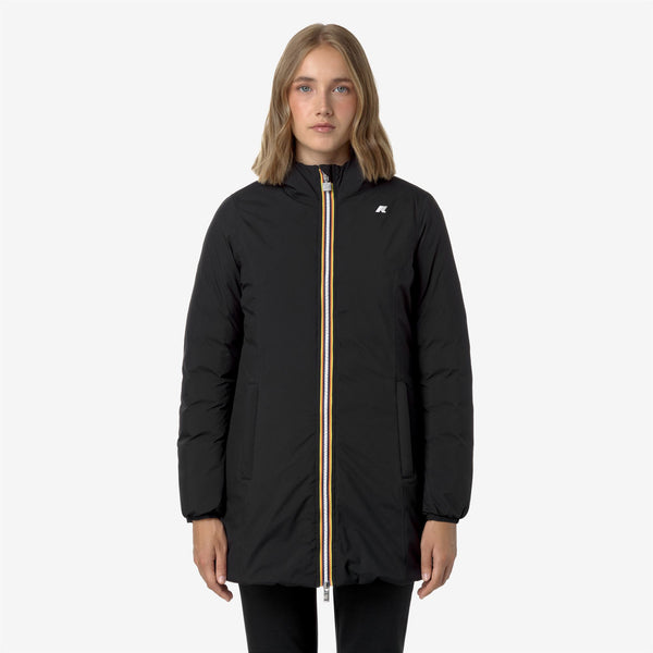 K Way SOPHIE ST THERMO REVERSIBLE BLACK P-PINK T