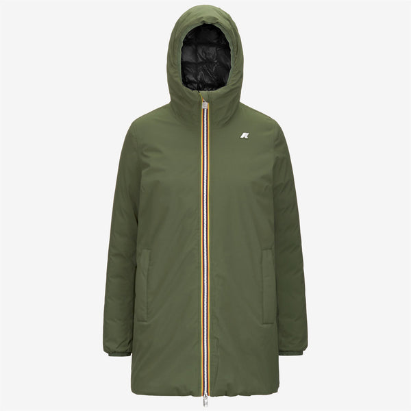 k way SOPHIE ST THERMO REVERSIBLE GREEN C-BLACK P