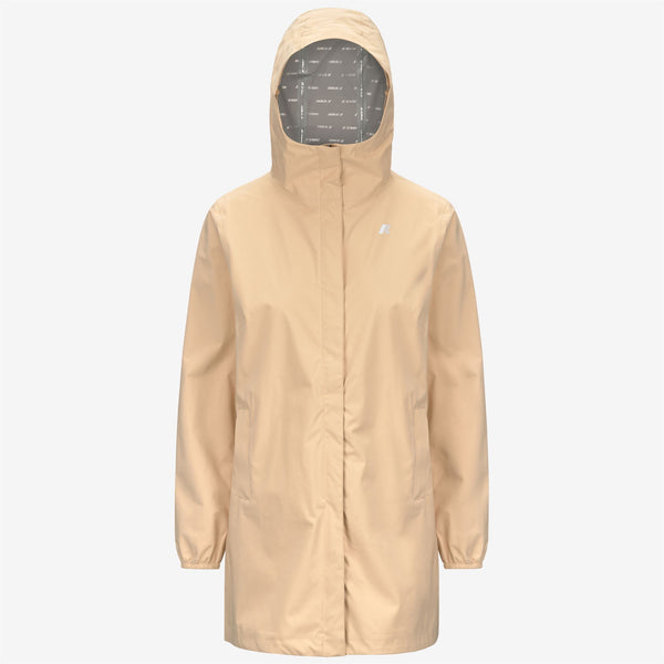 k way SOPHIE STRETCH DOT BEIGE SHEEPSKIN