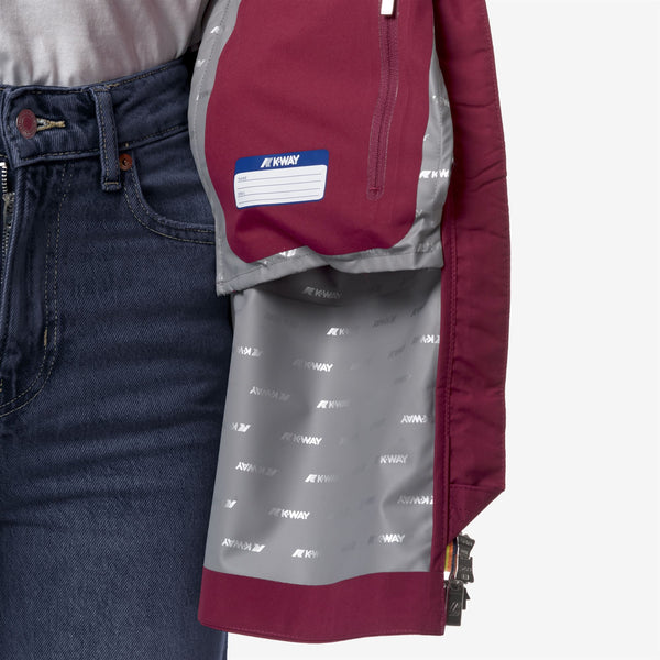 K Way SOPHIE STRETCH DOT RED DK