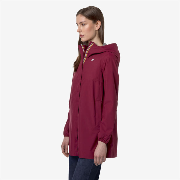 K Way SOPHIE STRETCH DOT RED DK