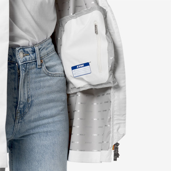 K Way SOPHIE STRETCH DOT WHITE