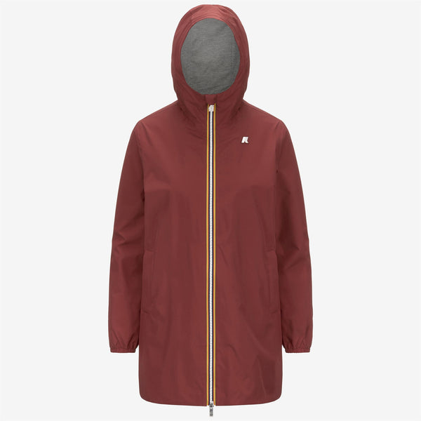 k way SOPHIE STRETCH POLY JERSEY RED BROWNISH